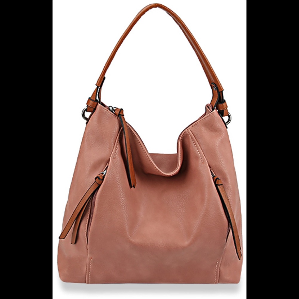 Mauve Front Pocket Hobo